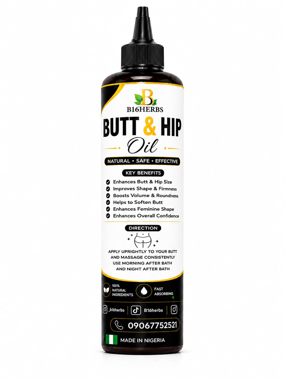 Butt & Hips (Oil) - 100ml